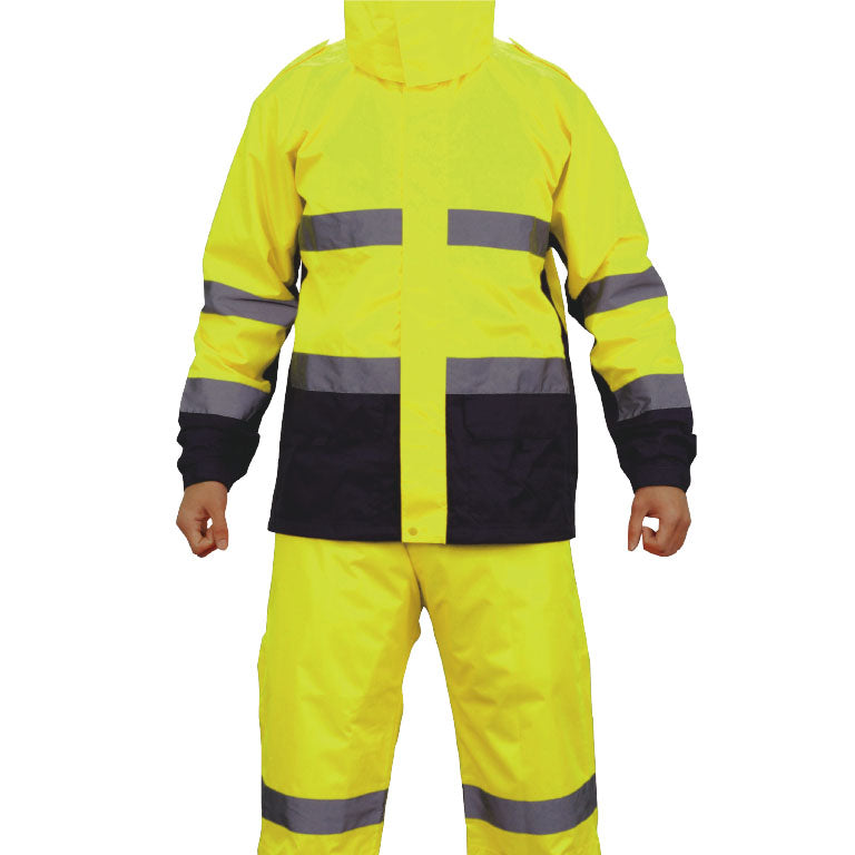 アルドラ レイン 7L〜20L (消防レインウェア 高視認性 カッパ 雨衣) - 1